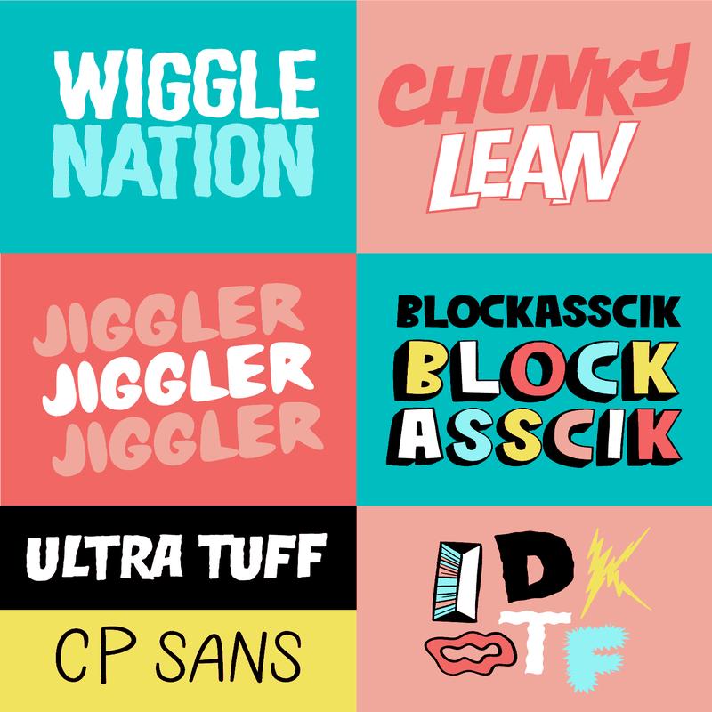 MEGA Font Pack! - Chris Piascik Collection