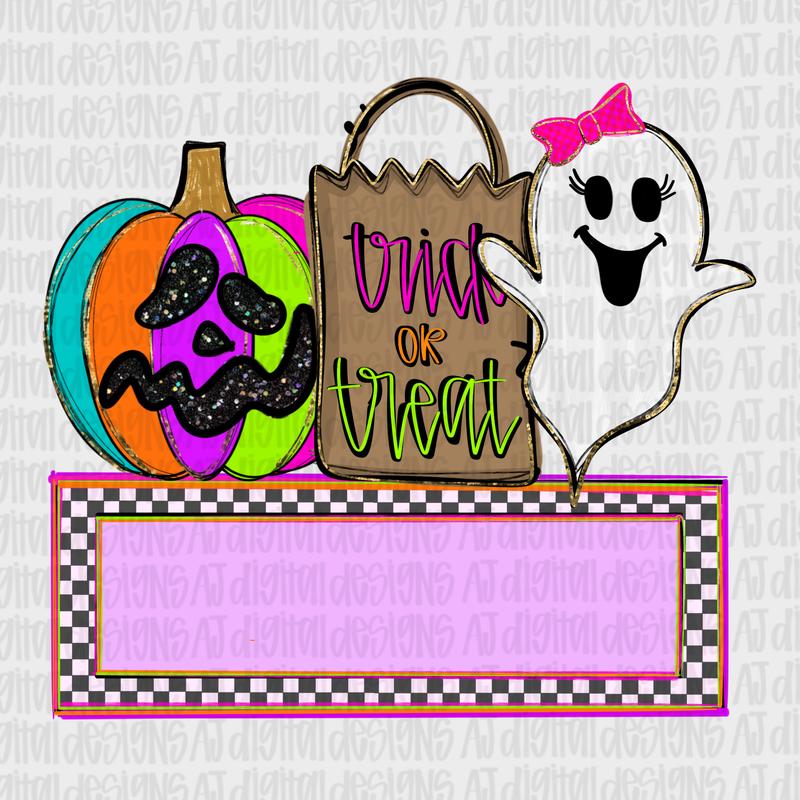 Girls halloween design png