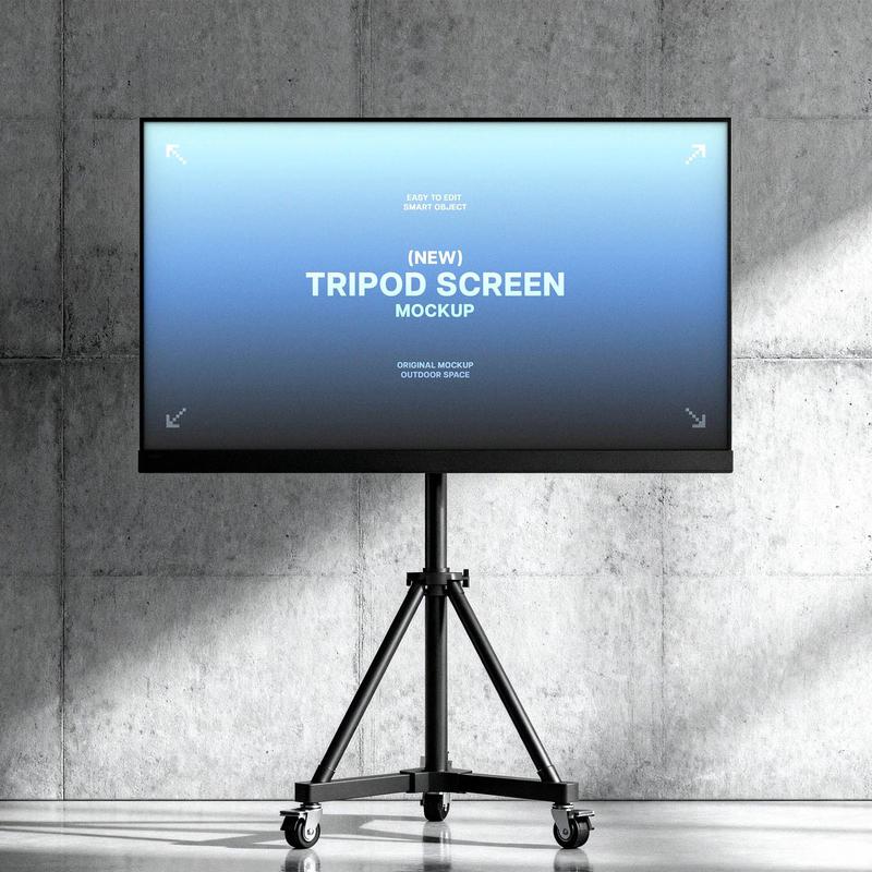 Tripod Screen Mockup