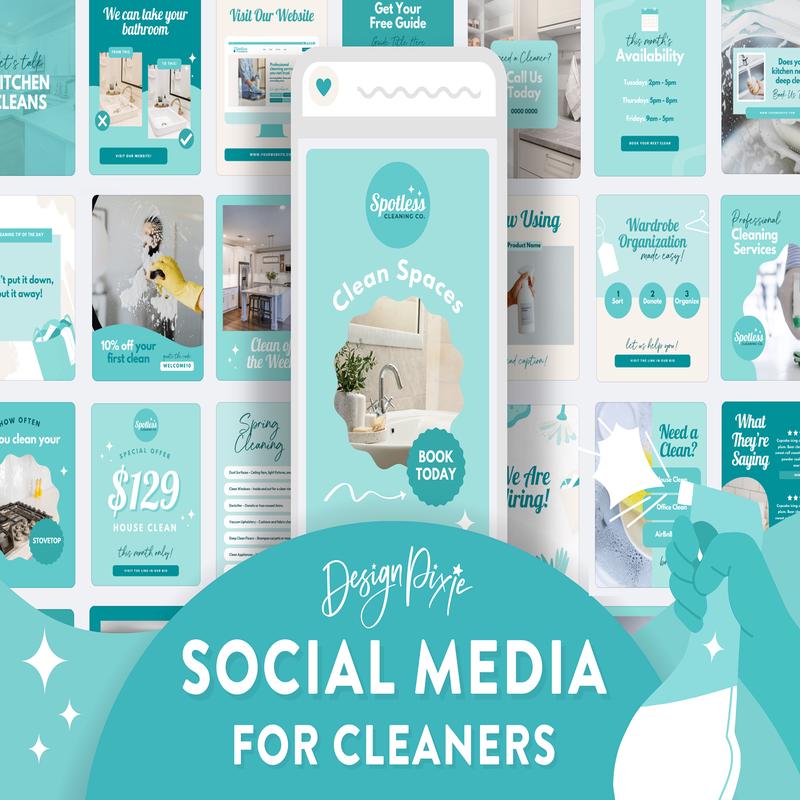 Cleaning Business Social Media Posts