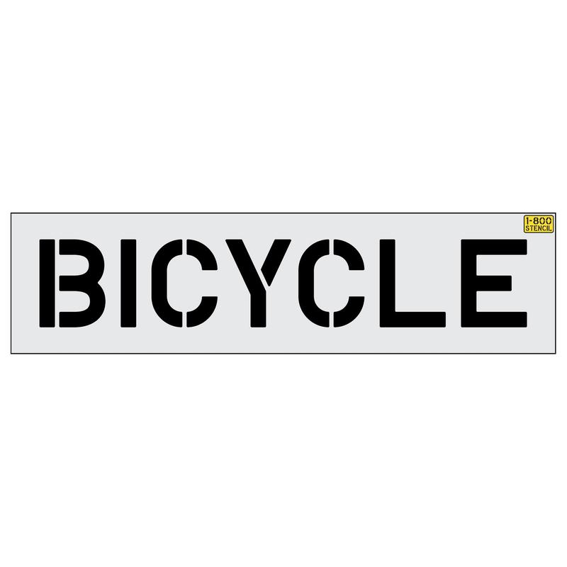 10\” BICYCLE Stencil