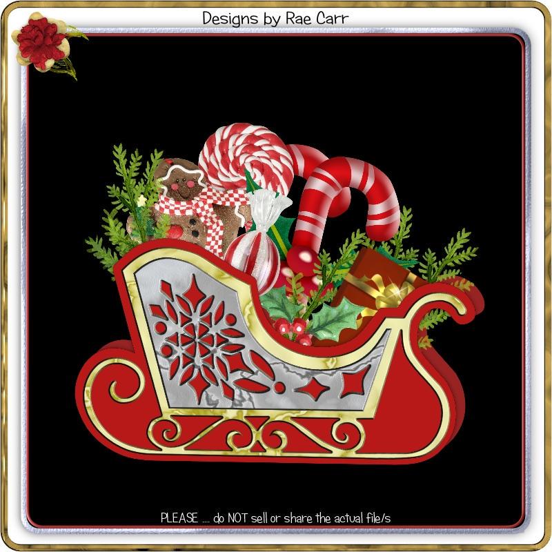 995 Christmas Treat Box or Topper
